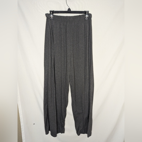Bumpsuit Grey Wide Leg Comfy Pants Size Small Elastic Waist - Picture 1 of 11